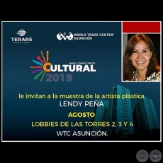 Lendy Pea - Muestra Artstica - Agosto 2019